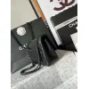 Chanel CC Black Quilted Lambskin Medium Classic Double Flap AAA+ Shoulder Bag #A54424