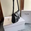 Celine Leather Polly - Neutrals Shoulder Bags, Handbags #A49257