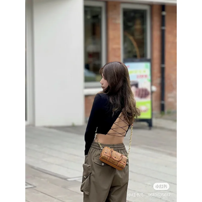 MCM Boston Pillow Bags High Quality  #A47940