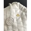 Chanel 26S Quilted Drawstring Bucket Bag, 17 x 22 x 8 cm #A63225