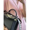 Fendi Handbag Peekaboo Mini Cuoio Romano leather Size:23*18*11cm #A49095 Fendi Handbag Peekaboo Mini Cuoio Romano leather Size:23*18*11cm #A49095