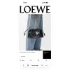 Loewe Flamenco Crocodile Leather Drawstring Bag 30x10.5x20CM #A63857