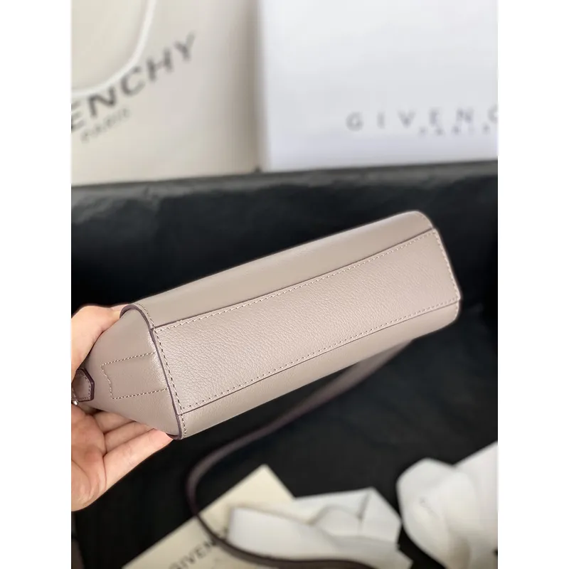 Givenchy Orange Leather Crossbody Bag With Signature Branding #A52347