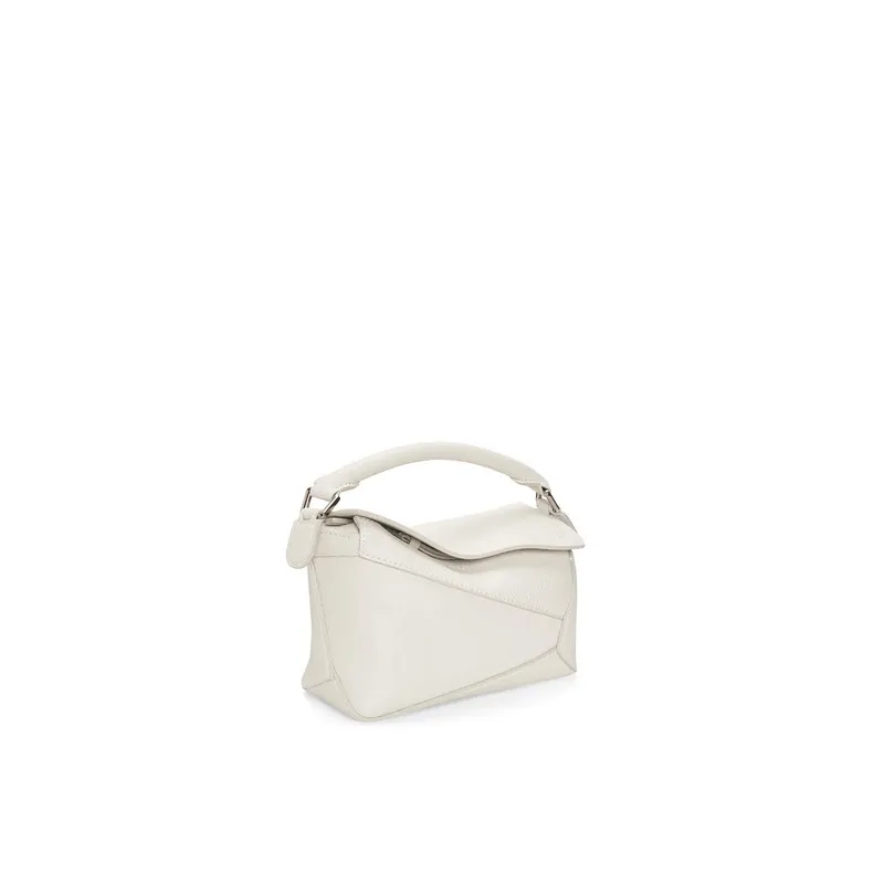 Loewe Puzzle Bags In Stylish Shades Showcasing Unique Geometric Design #A50417