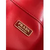 Prada Re-Edition Bucket Bag (4 Colors) – Red/Black/White/Brown Fabric with Gold-Tone Chain & Triangle Logo #A59177 Prada Re-Edition Bucket Bag (4 Colors) – Red/Black/White/Brown Fabric with Gold-Tone Chain & Triangle Logo #A59177