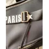 Givenchy Black Leather Top Handle Bag With Logo Webbing Strap #A52352