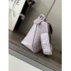 Loewe Puzzle Bag In Soft Lavender Leather With Branded Strap And Geometric Design #A50220