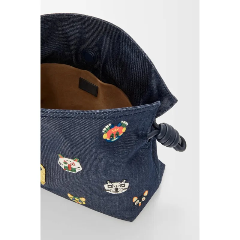 Loewe x Louis Wain Flamenco Nappa Leather Bag 23x18x9cm #A63864