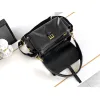 Prada Cahier Messenger Bag (2 Colors) – Burgundy/Black Leather with Gold-Tone Triangle Logo & Buckle Hardware #A59179