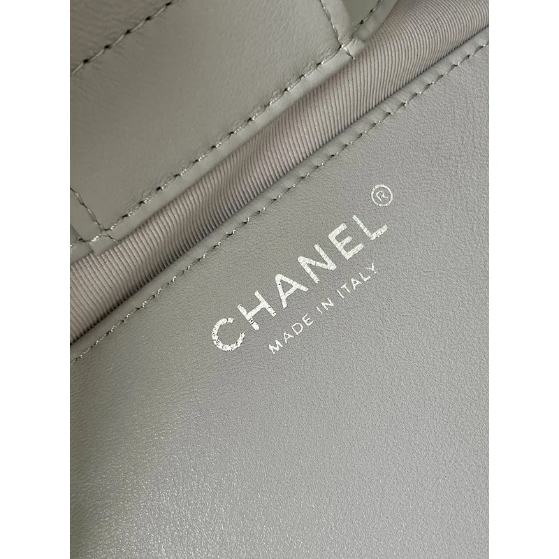 Chanel Quilted Suede Tote Bags With Iconic Chain Straps In Dual Tones #A50980