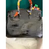 Hermes AAA handbag black #A38478 Hermes AAA handbag black #A38478