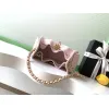 Chanel Hobo Shoulder Bag  Hippie Style Vintage Gold Coin Button Drawstring Bucket Bag #A59440
