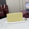 Gucci 456117 GG Marmont Zip Around Wallet - Light Yellow #A60911 Gucci 456117 GG Marmont Zip Around Wallet - Light Yellow #A60911