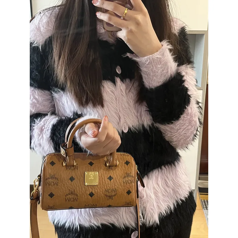 MCM Boston Pillow Bags High Quality  #A47940