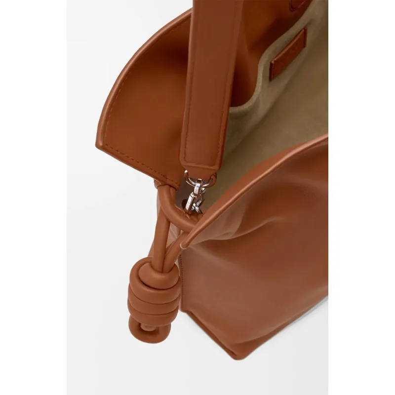 Loewe Flamenco Nappa Leather Drawstring Bag 30x24.5x10.5cm #A63852