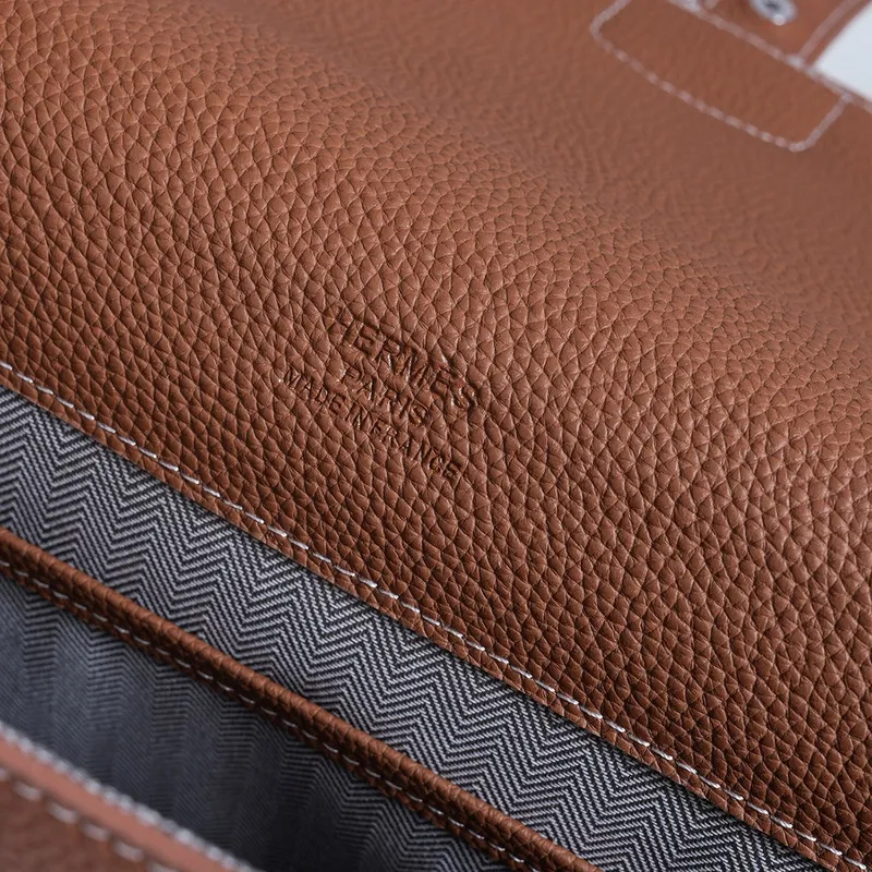 Hermes Leather Briefcase Collection: Timeless Design for the Discerning Professional size:39×29×6cm #A53668