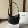 Celine Ava Hobo Bag - Beige Leather, Embossed Triomphe Logo, Elegant Shoulder Bag for Women, Luxury Fashion Accessory #A56756