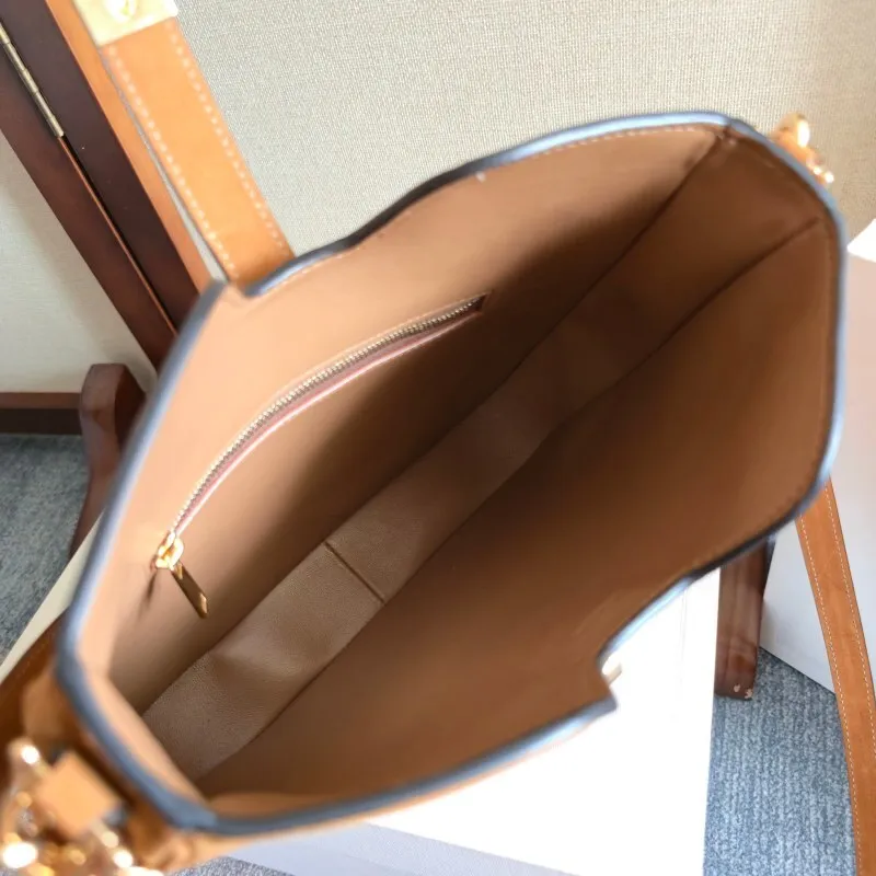 Celine Ava Hobo Bag - Multiple Colors (Monogram, Black, Tan, White), Signature Triomphe Logo, Timeless Luxury Shoulder Bag for Women #A56753
