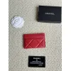 Chanel card holder with chain detail. #A45548
