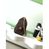 Chanel Mini Suede Bucket Bag  Retro Coin Button  Drawstring  Quilted  Classic Chain #A60143