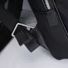 Bally Black Nylon Backpack With Signature Stripe For Urban Style And Functionality #A51674