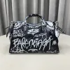 Balenciaga Distressed  Bag with Graffiti Details #A46204