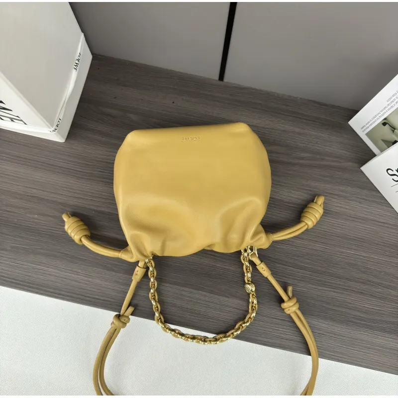 Loewe Flamenco Purse Napa Leather Bucket Bag 23×17×5.5cm #A65008
