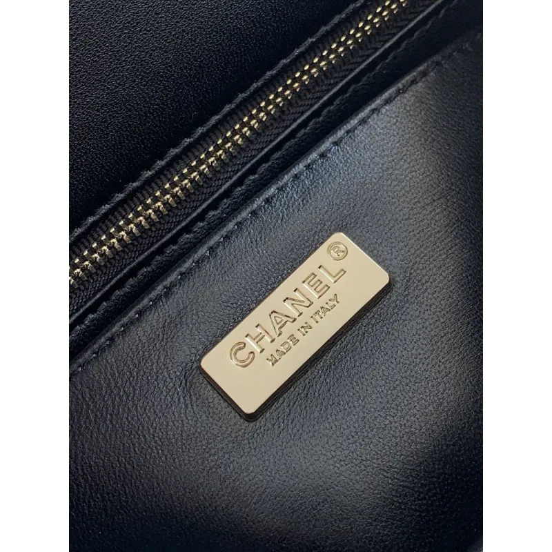 2026 Chanel SO BLACK Sequin Bag Sparkly Double C  Edgy  Cool Perfect for Fall Winter #A60145