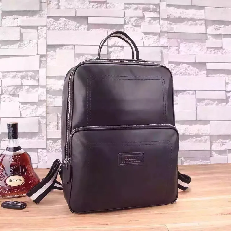 Bally Leather Backpacks With Signature Straps For Sophisticated Travel And Daily Looks #A51673 Bally Leather Backpacks With Signature Straps For Sophisticated Travel And Daily Looks #A51673