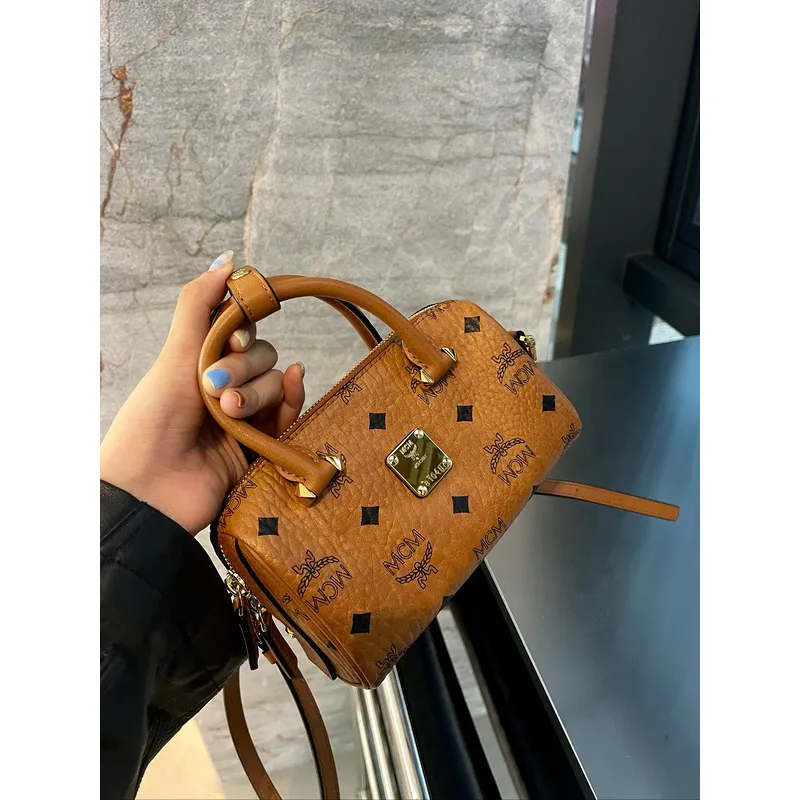 MCM Boston Pillow Bags High Quality  #A47940