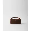 Chic Prada Barrel Bags In Suede And Leather For Fashion - Forward Styling #A49961