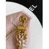 Chanel AS5898 Quilted Hobo Bag with Pearl Chain Strap Size 13-23.5-7.5 #A62897