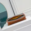 Goyard Canvas Clutch with Leather Trim #A45656 Goyard Canvas Clutch with Leather Trim #A45656