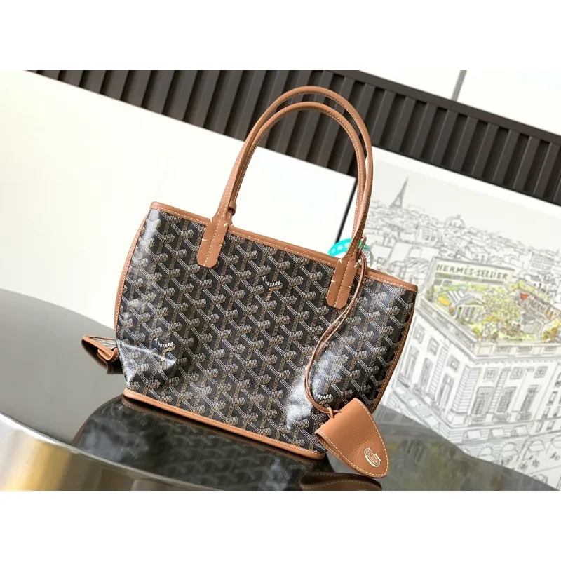 Goyard The mini bag  leather version  iconic Saint Louis bag  Mini  Bag #A59350