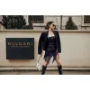 Bvlgari Serpenti Metallic Silver Handbag With Iconic Chain Strap #A51657