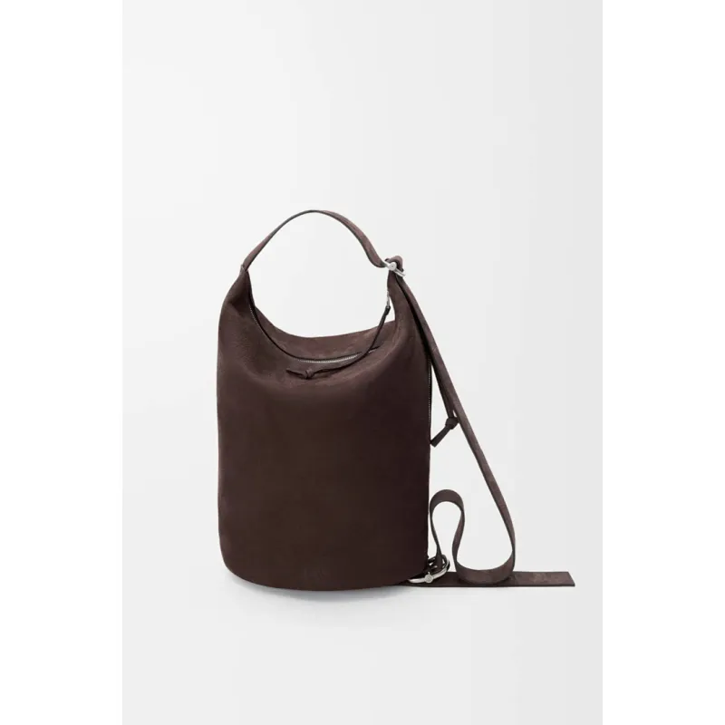 Loewe Loop Suede Bucket Shoulder Bag, 39 x 15.5 x 39 cm #A63228
