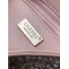 Chanel Pink Crystal Embellished Evening Bag 13x21x8cm #A64993