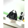 Chanel Hobo Shoulder Bag  Hippie Style Vintage Gold Coin Button Drawstring Bucket Bag #A59440
