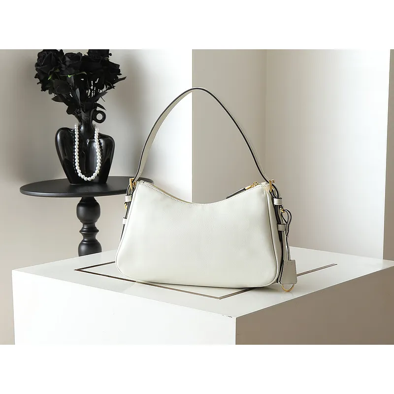 Prada Leather Shoulder Bags in Neutral Tones for Timeless Elegance size:31×18×10cm #A53926