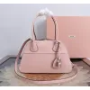Miu Miu Vivant Suede Leather Bowling Top Handle Bag 32×19.5×11cm #A65025