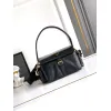 Prada Cahier Messenger Bag (2 Colors) – Burgundy/Black Leather with Gold-Tone Triangle Logo & Buckle Hardware #A59179
