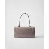 Prada Leather Handbag With Structured Design And Signature Hardware #A51644