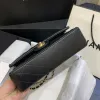 Chanel Womens cross-body bag in black Top grade version lambskin classic flap top quality #999925121