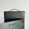 Bottega Veneta Leather Clutch with Knot Closure #A45659 Bottega Veneta Leather Clutch with Knot Closure #A45659
