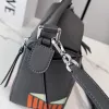 Loewe Puzzle Fringe Cat Leather Shoulder Bag 24x10.5x16CM #A63849