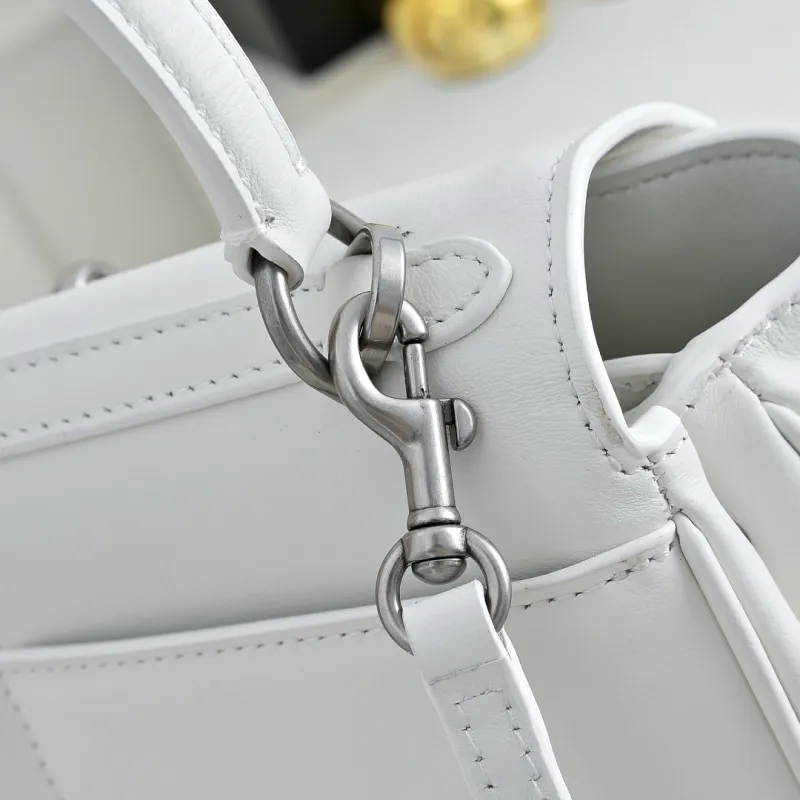Balenciaga Rodeo Soft Leather Handbag Silver Buckle 35x23x11cm  #A64962
