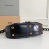 Balenciaga - Inspired Studded Shoulder Bags in Vibrant Color Palettes #A53897 Balenciaga - Inspired Studded Shoulder Bags in Vibrant Color Palettes #A53897