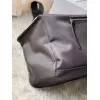 Givenchy Black Leather Top Handle Bag With Logo Webbing Strap #A52352