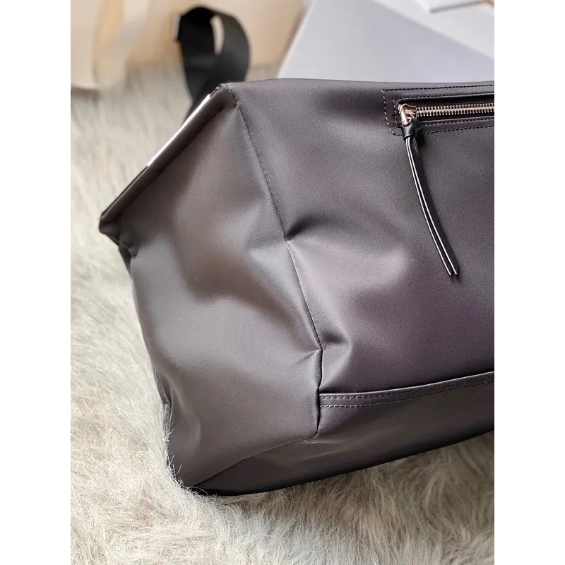 Givenchy Black Leather Top Handle Bag With Logo Webbing Strap #A52352