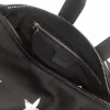 Givenchy Black Leather Star Embellished Multi Zip Tote Bag #A52354